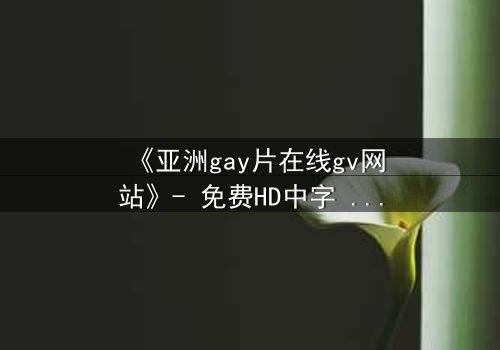 《亚洲gay片在线gv网站》- 免费HD中字 - 第3集完整无删