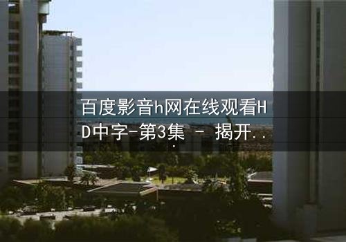百度影音h网在线观看HD中字-第3集 - 揭开隐藏的真相